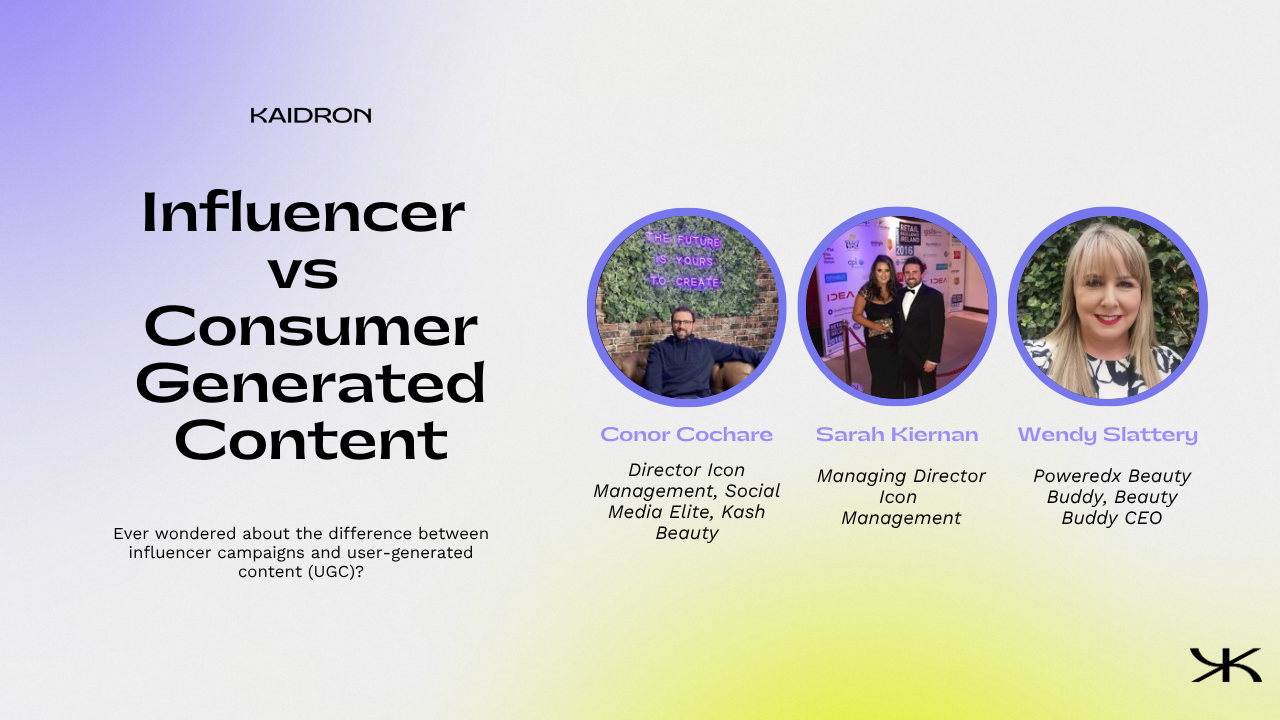 Influencers vs Consumer Generated Content